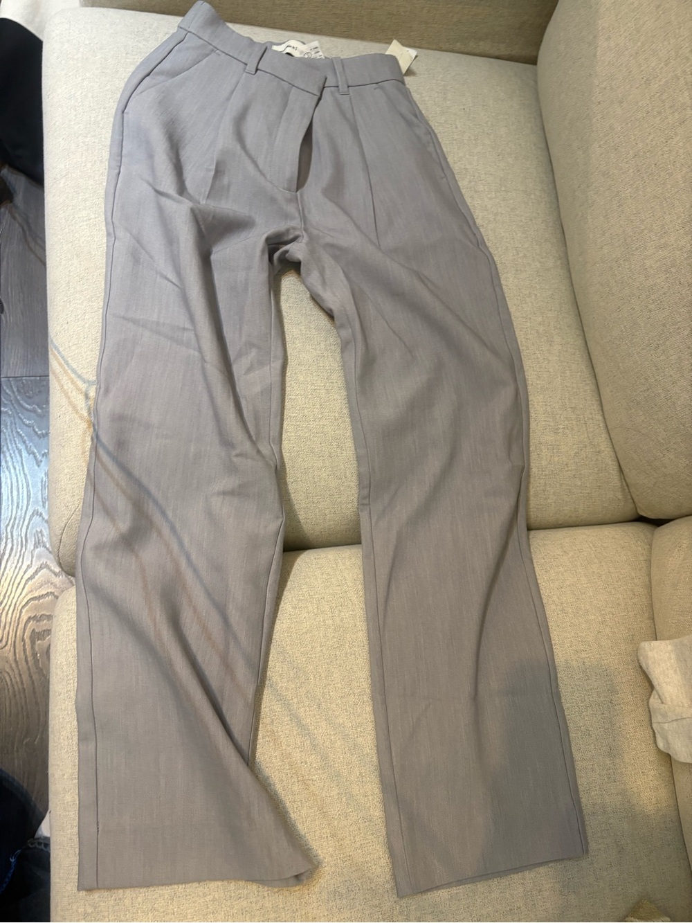 Abercrombie & Fitch Women Dress Pants in Light grey